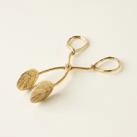 Brass Leaf Tongs