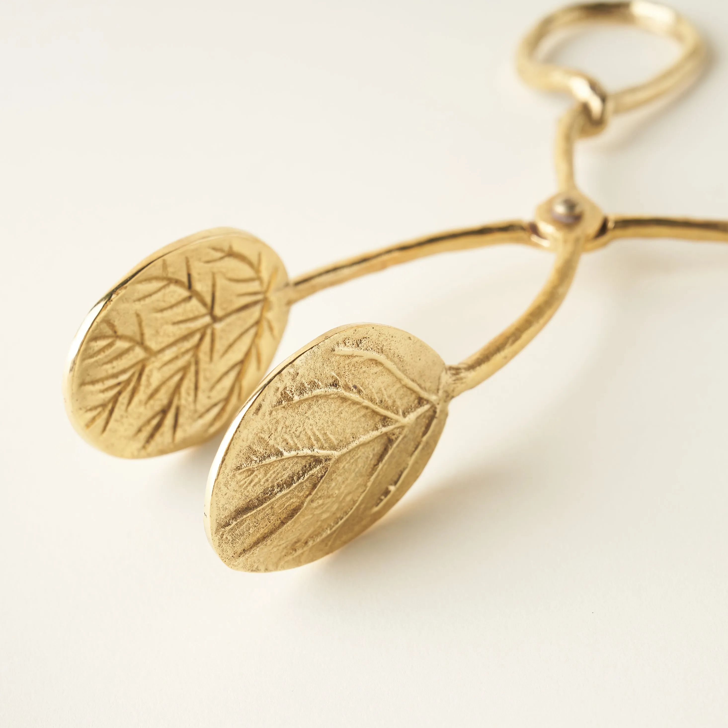 Brass Leaf Tongs