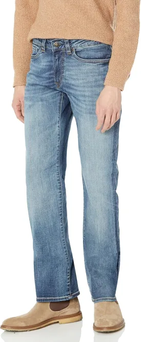 Buffalo David Bitton Men's Relaxed Straight Leg Driven Jean with Stretch Fabric