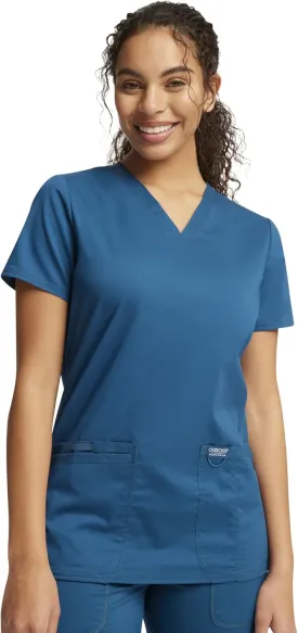 Cherokee Medical Women's Scrub Top V-Neck with 3 Pockets & Soft Fabric WW620