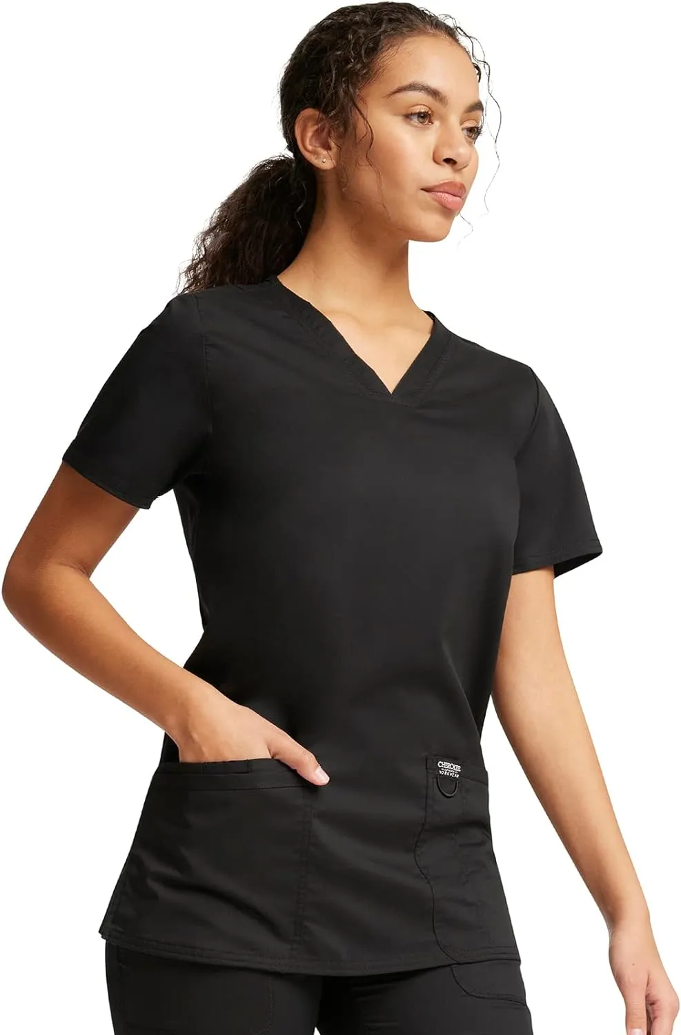 Cherokee Medical Women's Scrub Top V-Neck with 3 Pockets & Soft Fabric WW620