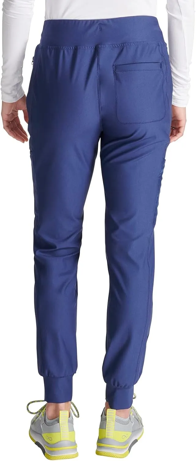 Cherokee Scrubs for Women Pant with Mid Rise Tapered Leg Drawstring Moisture Wicking Easy Care & 360 Stretch Fabric - CK092