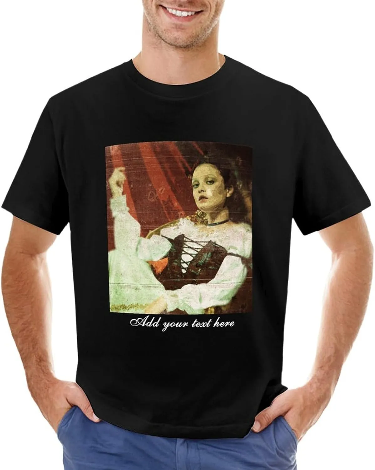 Custom Face T Shirt for Men Design Your Own Personalized Photo Tee Shirt with Face on Them Customized Gifts for Dad