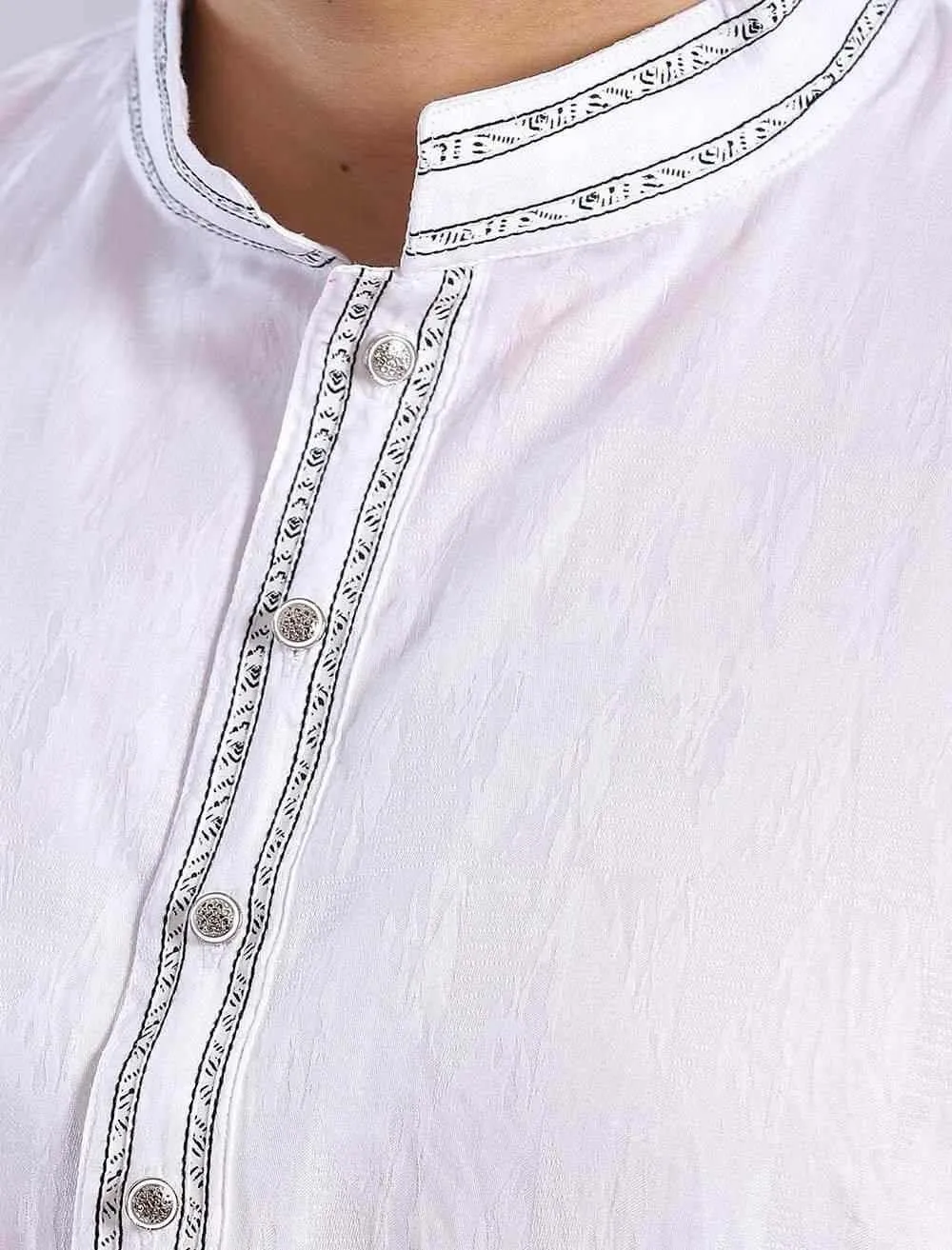 Cut & Sew Slim Fit Panjabi
