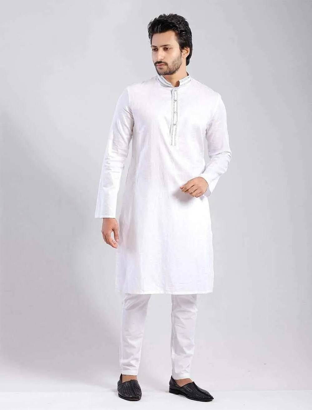 Cut & Sew Slim Fit Panjabi