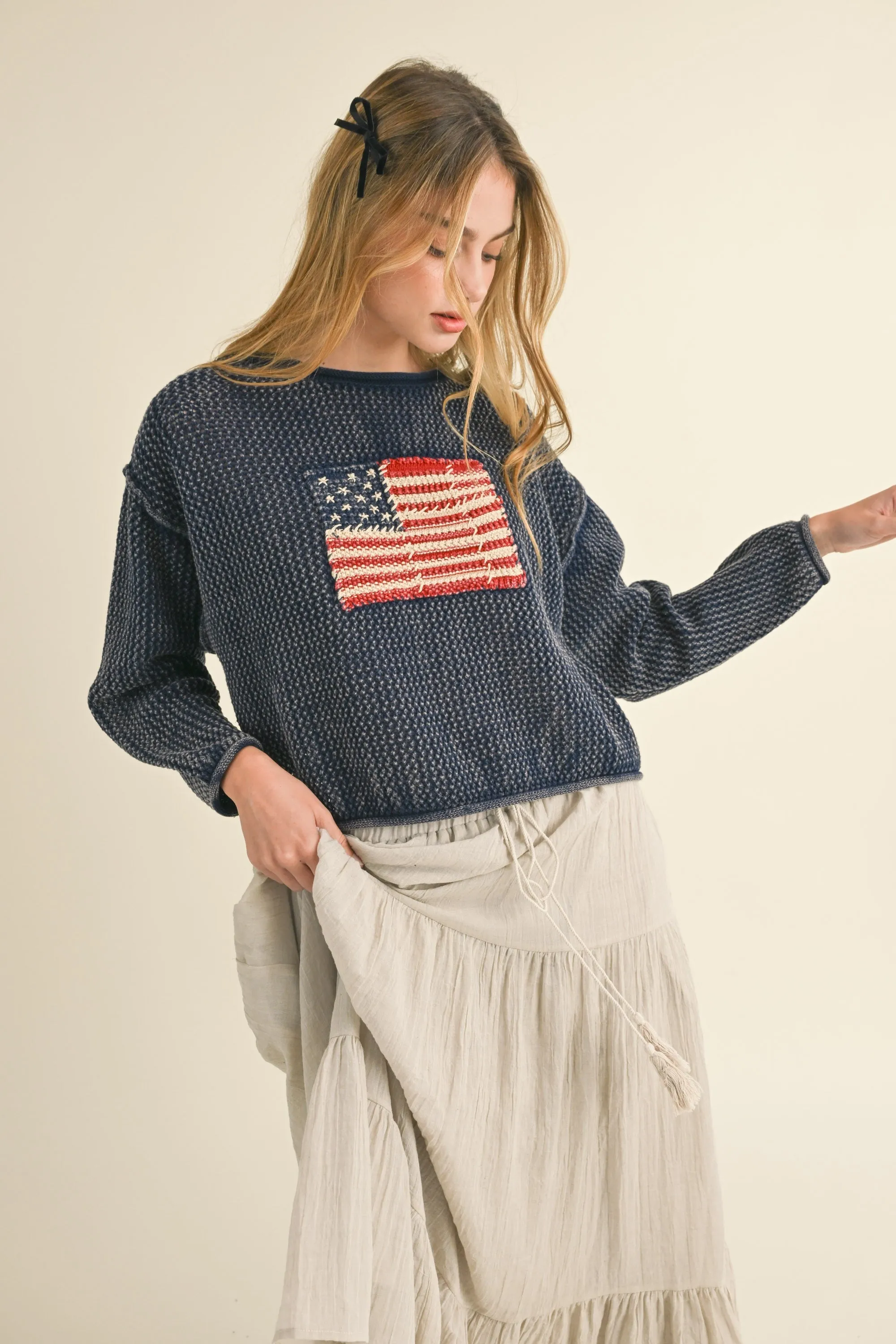 Flag Knitted Sweater