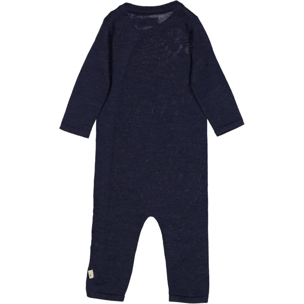 Knit jumpsuit Aden - navy
