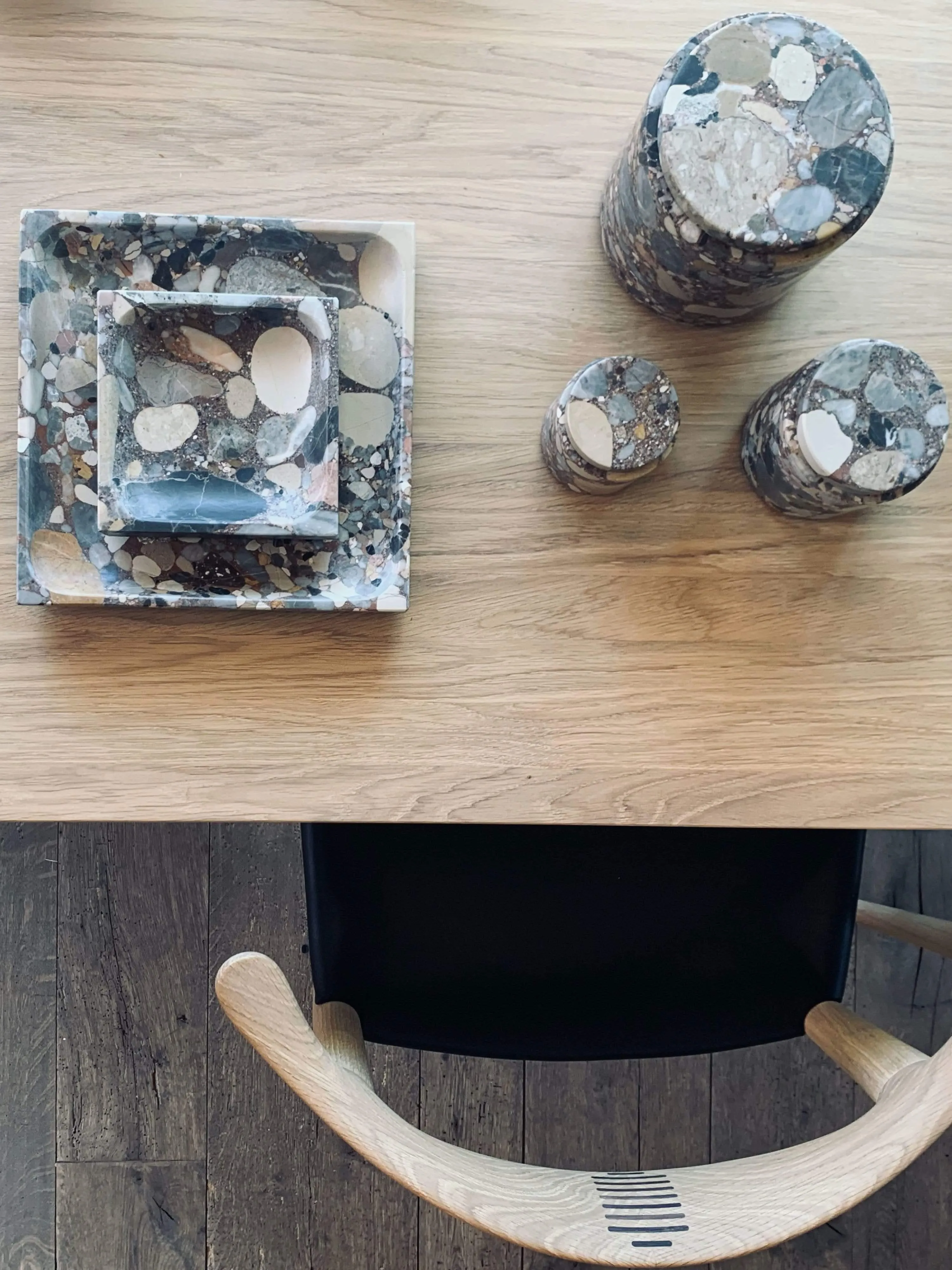 Large Square Marble Tray by Michael Verheyden