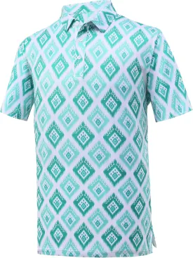 Mens Dry Fit Athletic Golf Polo Shirts Short Sleeve Moisture Wicking Performance Fabric