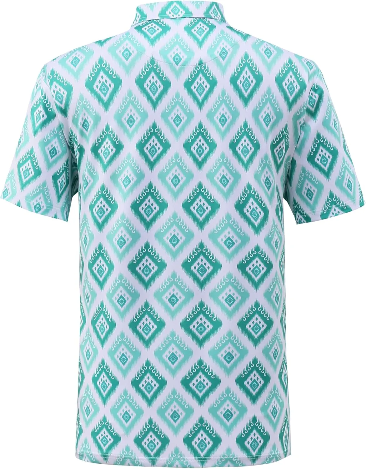 Mens Dry Fit Athletic Golf Polo Shirts Short Sleeve Moisture Wicking Performance Fabric