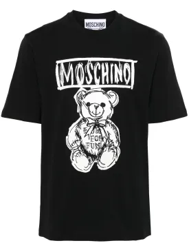 MOSCHINO TEDDY BEAR-PRINT COTTON T-SHIRT