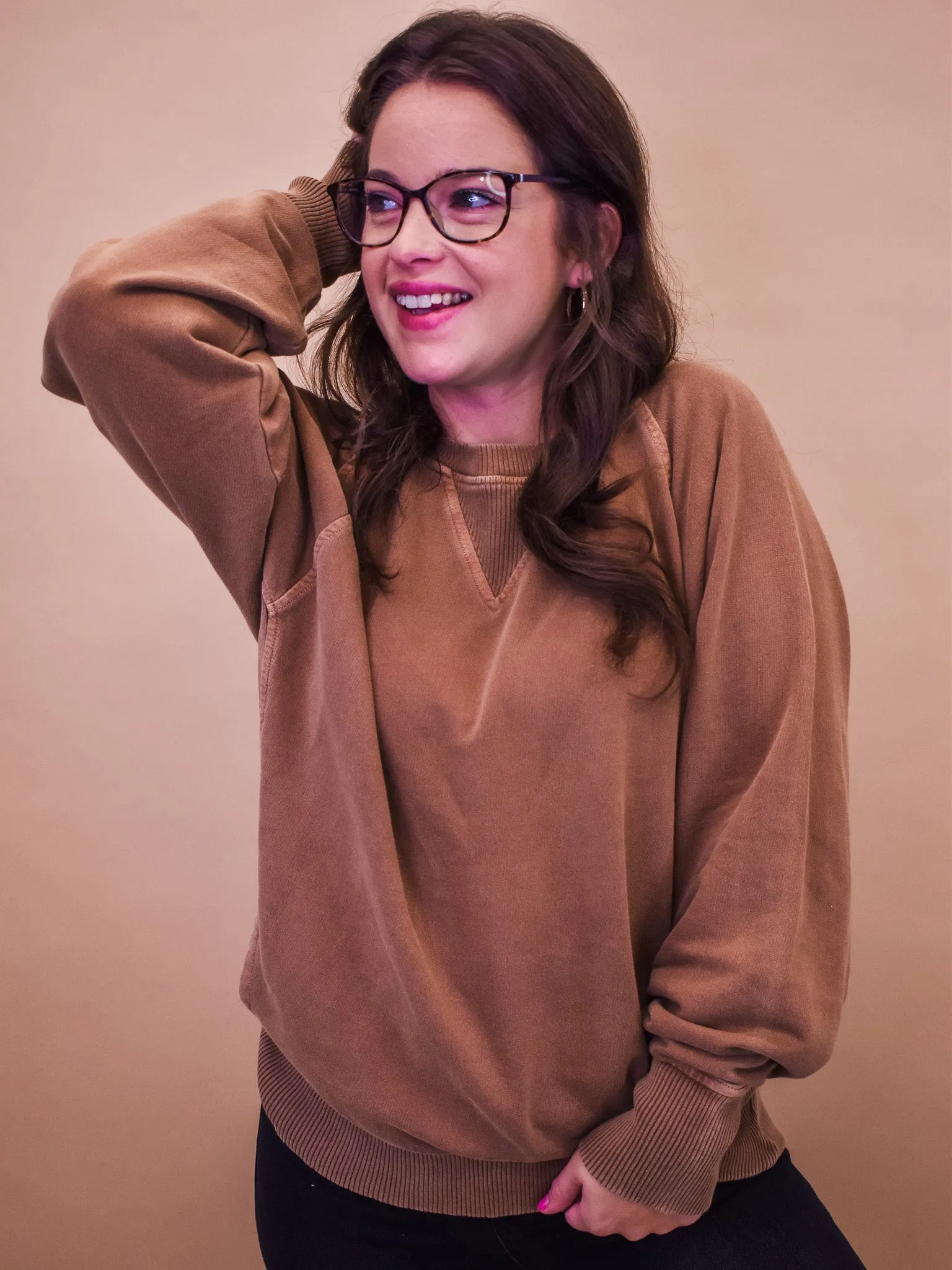 Moving On Pigment Dyed Pullover