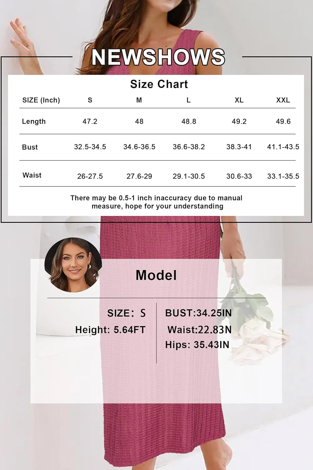 Newshows Womens 2025 Summer Wedding Guest V Neck Sleeveless Long Maxi A Line Empire Waist Elegant Formal Texture Dress