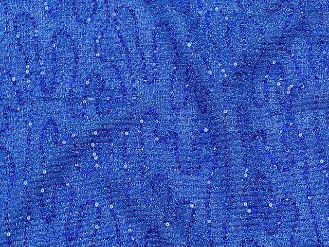 Ribbed Sequin Jersey Knit
