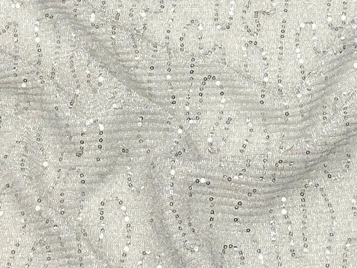 Ribbed Sequin Jersey Knit