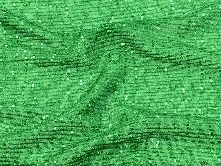 Ribbed Sequin Jersey Knit