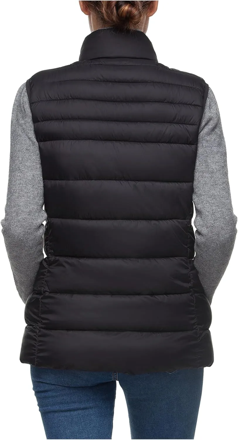 Rokka&Rolla Women's Lightweight Quilted Puffer Vest