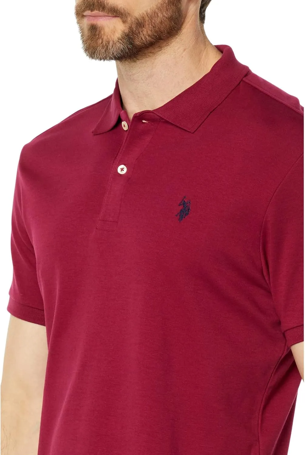 U.S. Polo Assn. Men's Slim Fit Interlock Polo