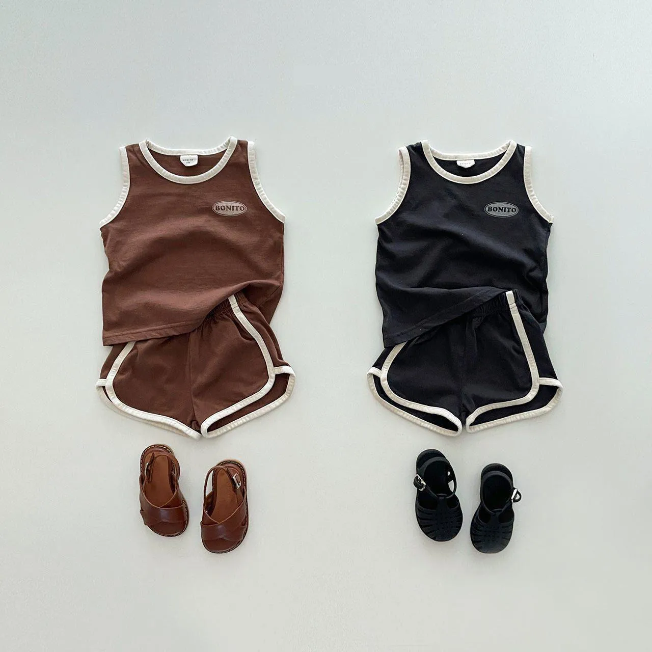 Vest and Shorts Summer Set